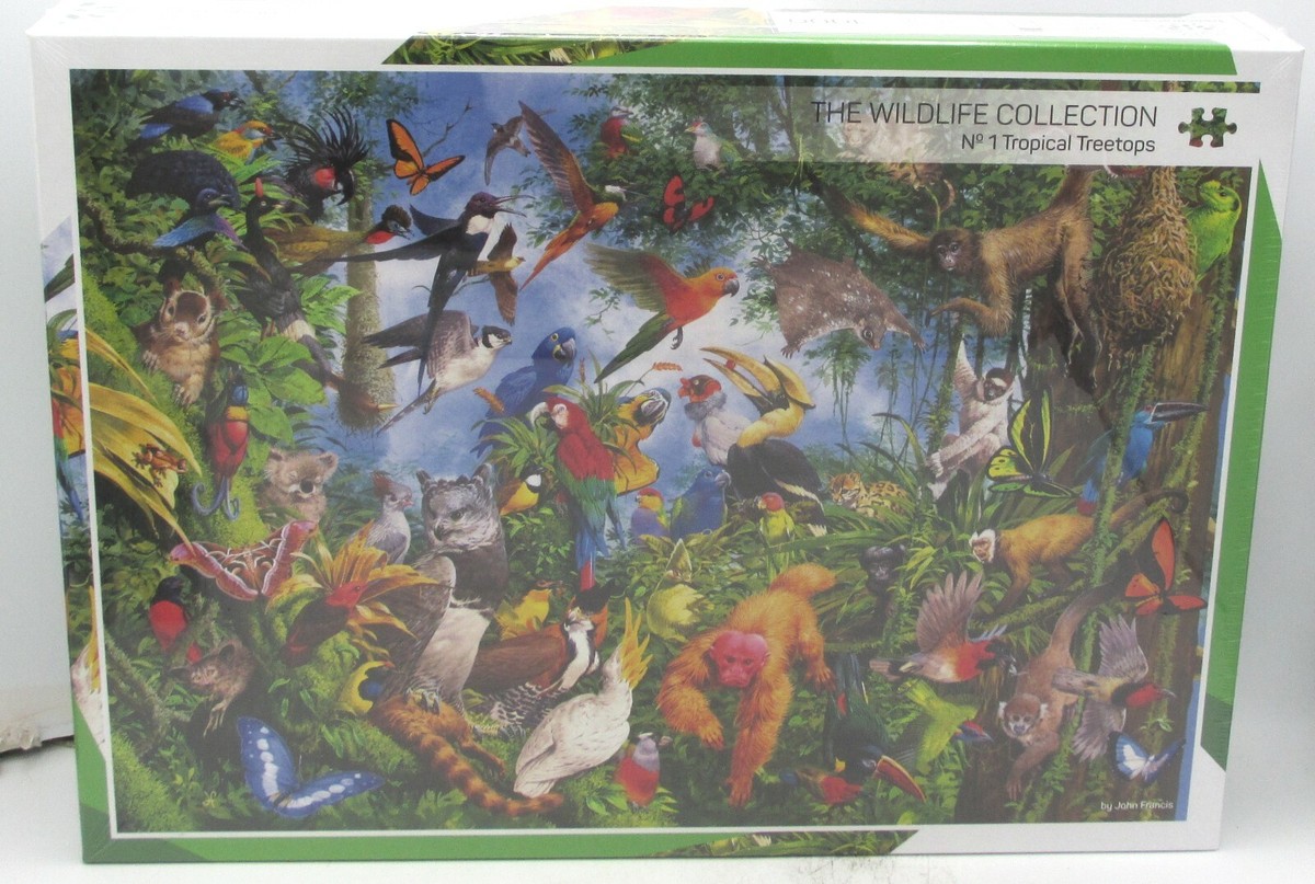 Wildlife Collection #1 TRE-WC01 Tropical Treetops (1000 Pcs Jigsaw