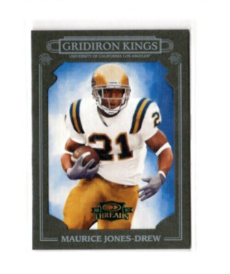2007 Donruss Threads Gridiron Kings Framed Green Maurice Jones-Drew #'d 20/25