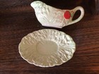 CarltonWare Lettuce Leaf with tomato creamer with Under Plate ENGLAND — photo 3