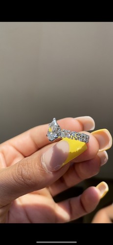 Brilliant Earth Glacé Lab Created Diamond Ring 1.52CT - platinum band, D color - Picture 2 of 4