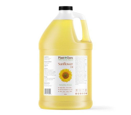 Sunflower Seed Oil HIGH OLEIC Cold Pressed Refined 100% Pure Natural - Picture 17 of 17
