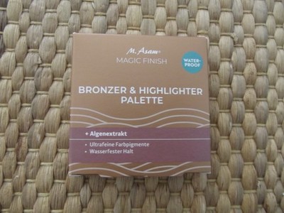 M. ASAM Magic Finish Bronzer und Highlighter Palette, Ocean Beauty, neu