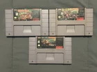 Super Nintendo SNES Donkey Kong Country 1 2 3 Trilogy Game Lot Authentic Tested
