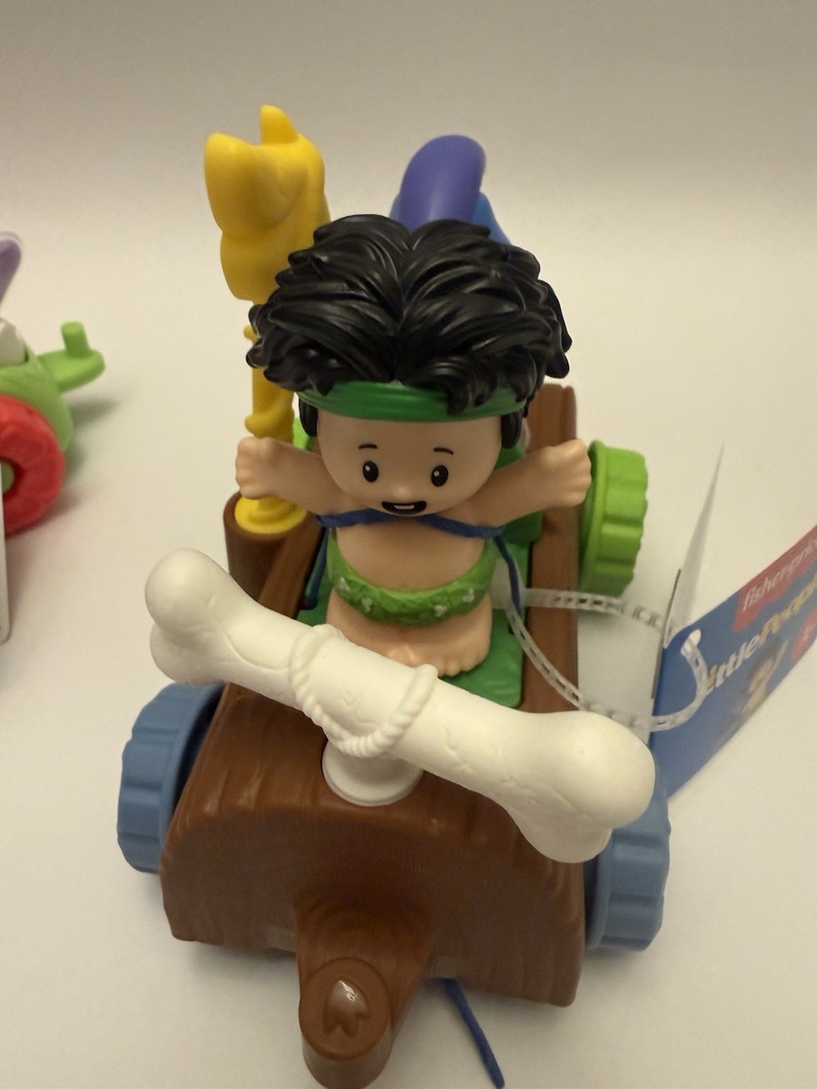 Fisher Price Little People New Rare Htf Dinosaur Parade Cave girl