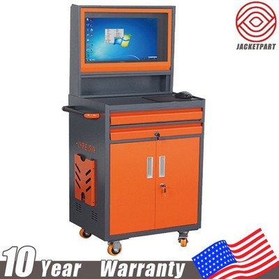 Mobile Security 24'' Computer Cabinet with Wheels Enclosure 23''Lx18''Wx53''H