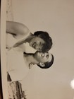2 Lot ~ 1940's Summertime Beach Affectionate Sweethearts  Vintage B&W Snapshots — photo 3