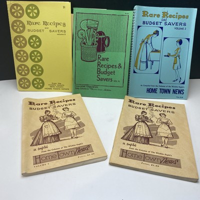 Rare Recipes And Budget Savers, Vol 1, 2, 3, 4 + 1, MULTIPLE BOOKS SHIP FREE