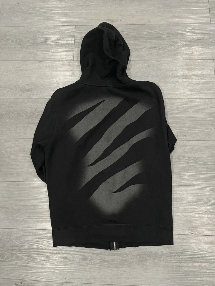 Moletom com capuz vintage Y2K Fox Racing Monster Energy preto com zíper Graal tamanho P - Imagem 2 de 4