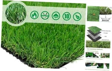 Artificial Grass Turf 8FTX10FT(80 Square FT),Realistic Indoor Outdoor Garden 