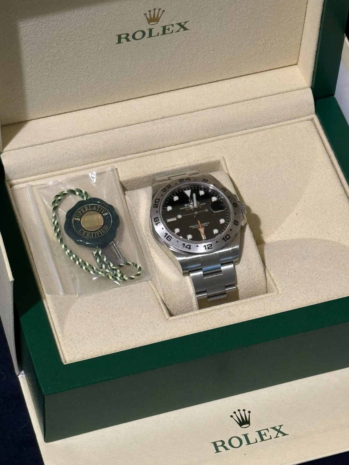 2020 Rolex Explorer II GMT 216570 Full set - w/ box and papers