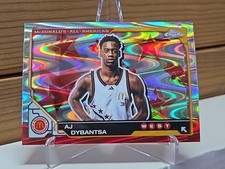2025-26 Topps McDonalds All-American AJ Dybantsa Silver Ray Wave #45