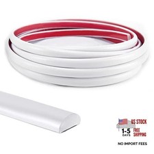 0 Ft Peel and Stick Trim for Backsplash Tile Edge, Self 10 Feet 1 White