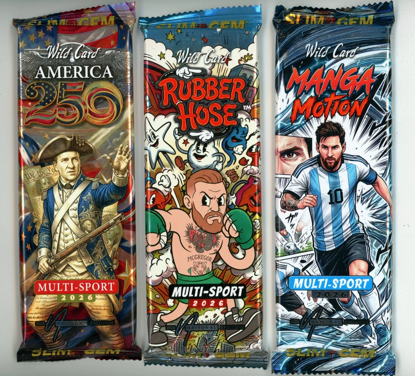 2026 Wild Card Slim Gem NATIONAL EXCLUSIVE Factory Sealed Packs ONE of EACH Pack