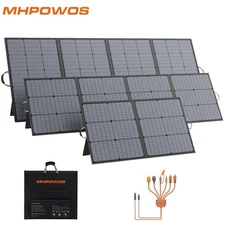400W Solar Panel 220W Waterproof XT60 for Ecoflow ANKER BLUETTI Powers station