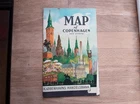 Vintage visitors map of Copenhagen (Main Streets), Denmark - circa 1940s