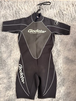 Gladiator Titanium 2/2mm Short-Sleeve Springsuit Large Wetsuit   Surf Swim Dive