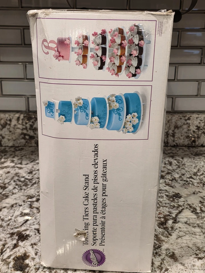 Wilton Towering Tiers Soporte para Pasteles 6 Niveles, Completo Raro Foto 2 de 4