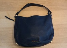 Michael Kors Julia Navy Pebbled Leather Conve...