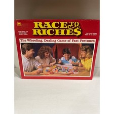 Race to Riches Game by Golden 1989 Wheeling Dealing Game