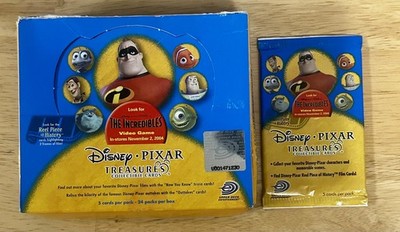 2004 Disney Pixar Treasures complete trading card set with inserts