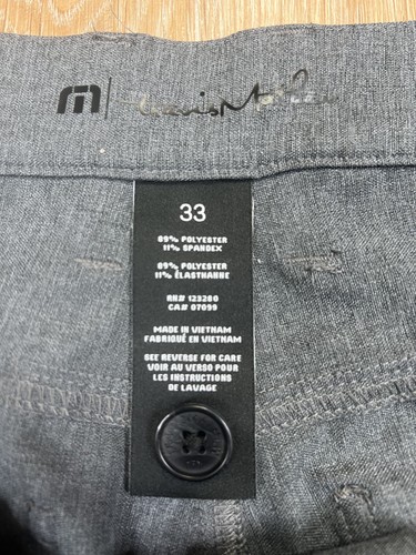 Travis Mathew Hose Herren 33 grau Stretch Performance Golf Chino Freizeithose - Bild 2 von 10