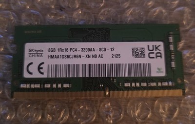 Used SK HYNIX 8GB 1rx16 DDR4 3200 SODIMM RAM Module For Laptop