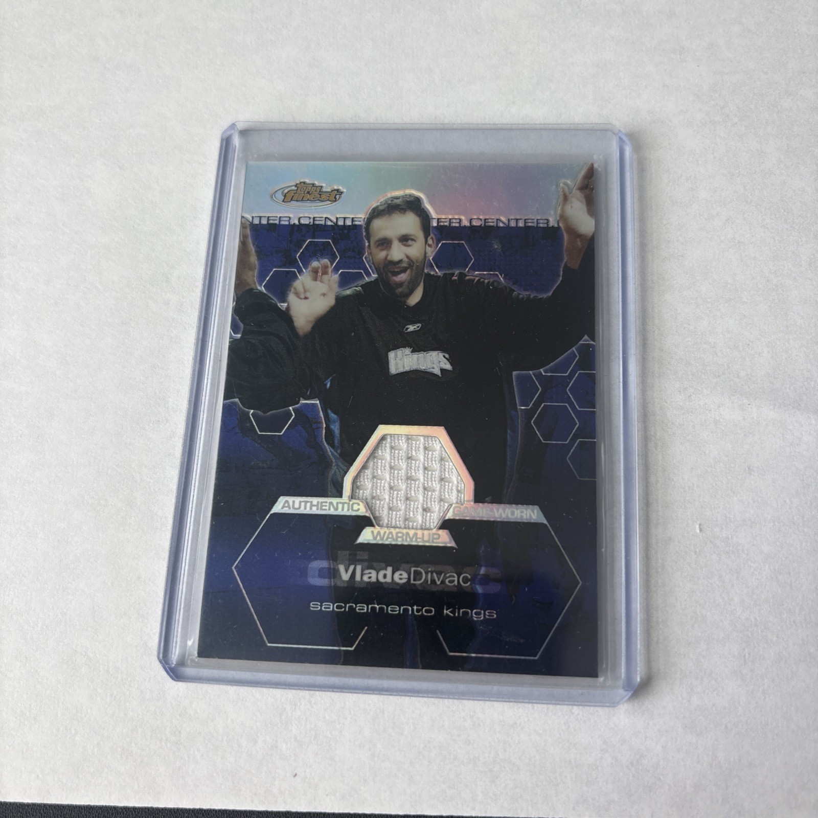 2002-03 Finest Refractor #125 Vlade Divac JERSEY Kings /250