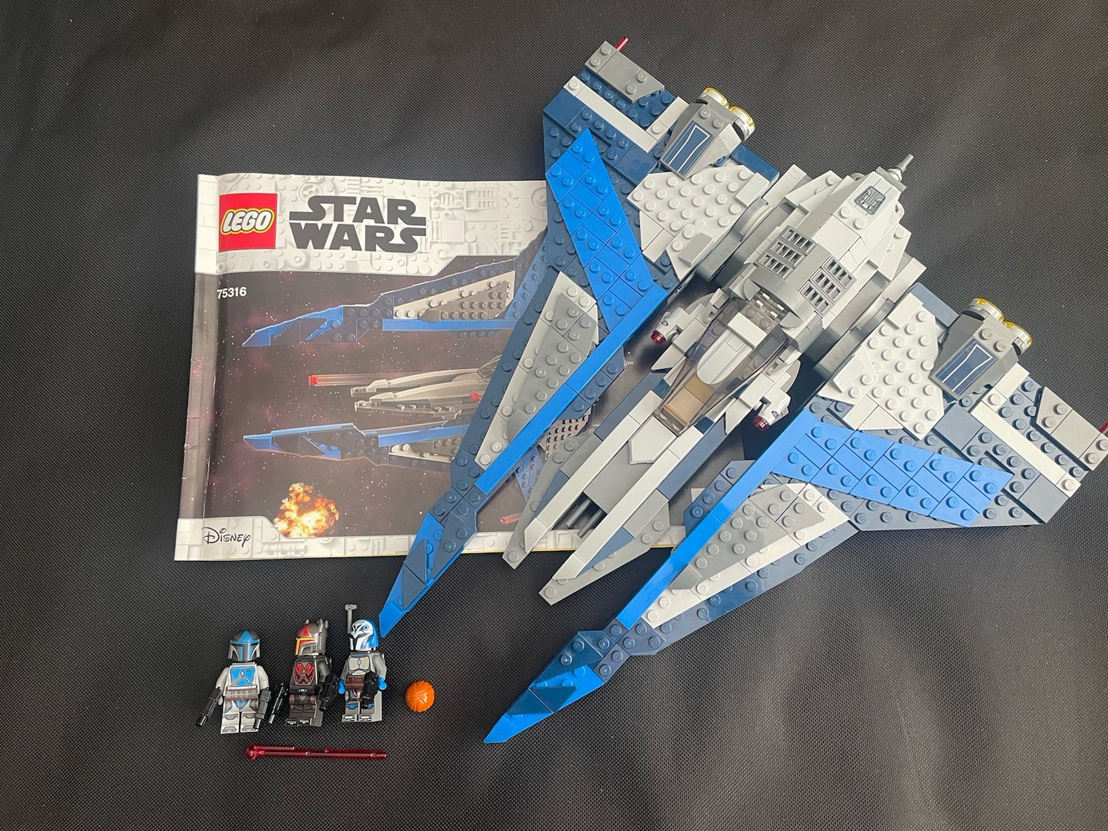 LEGO Star Wars 75316 Mandalorian Starfighter | Rare + Retired Set | VGC