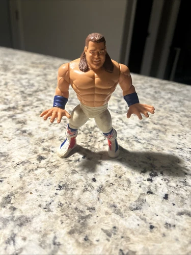 Hasbro WWE WWF British Bulldog Davey Boy Smith Action Figure 1992 Series 4