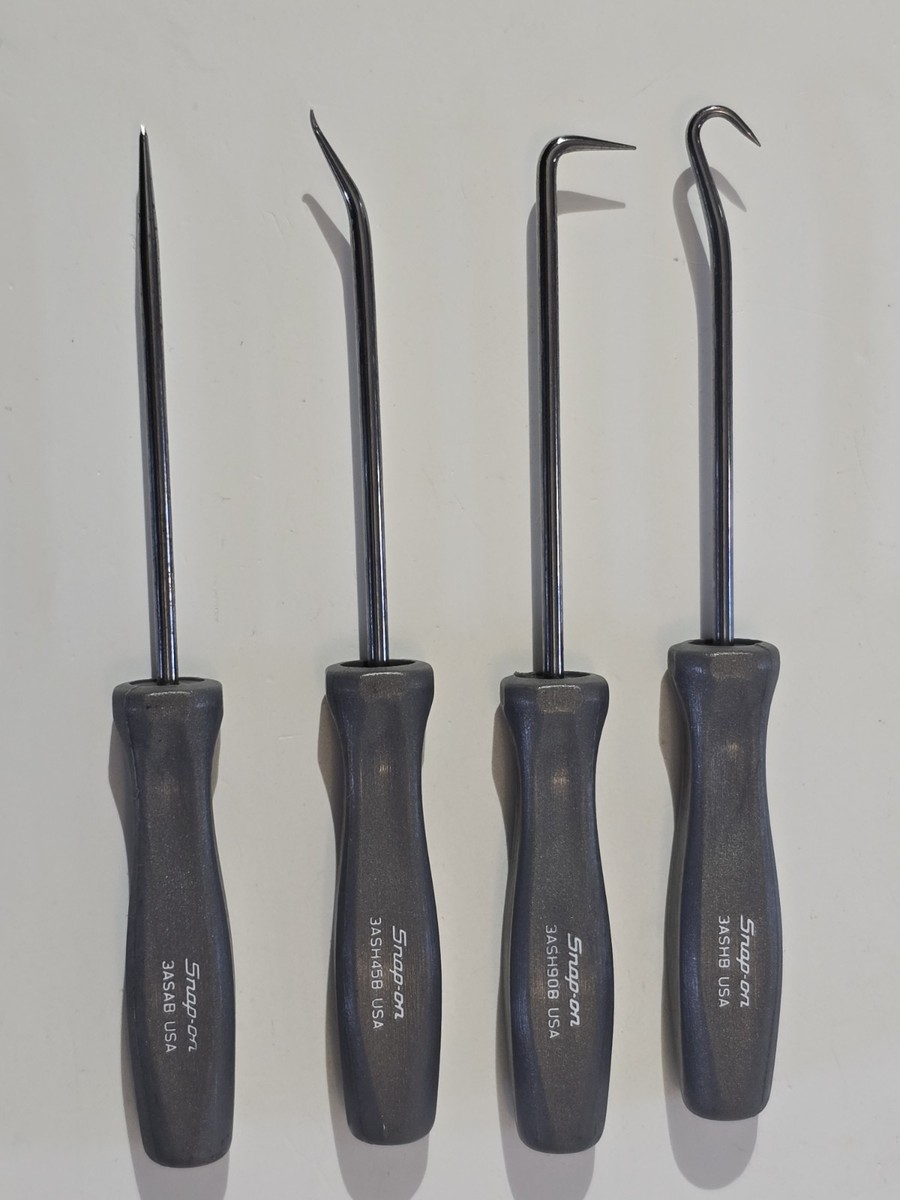 New Snap-on™ ASA204BDT 4pc DARK TITANIUM Hard Handle Hook & Pick