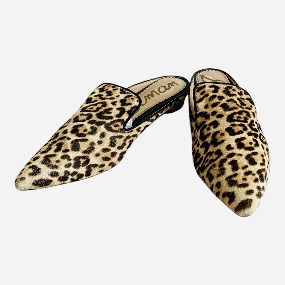 Tacón bajo Sam Edelman Augustine de piel de guepardo talla 9 muy bueno Foto 4 de 4