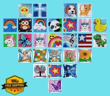 Puzamen Latch Hook Pillow Kit, Christmas Design for Adults Beginners