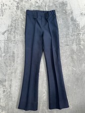 Vintage H Bar C Ranchwear Tomboy Dress Pants Women's Flare Pants Size 22" Blue