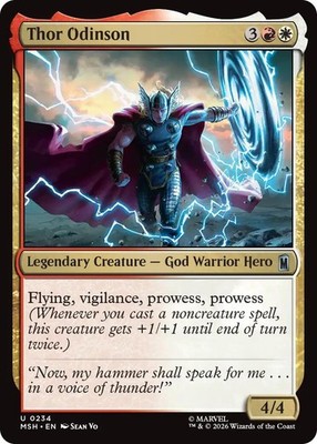 Thor Odinson Marvel Super Heroes NM MTG
