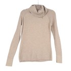 White House Black Market XS Cowl Neck Zipper Detail Knit Sweater Top