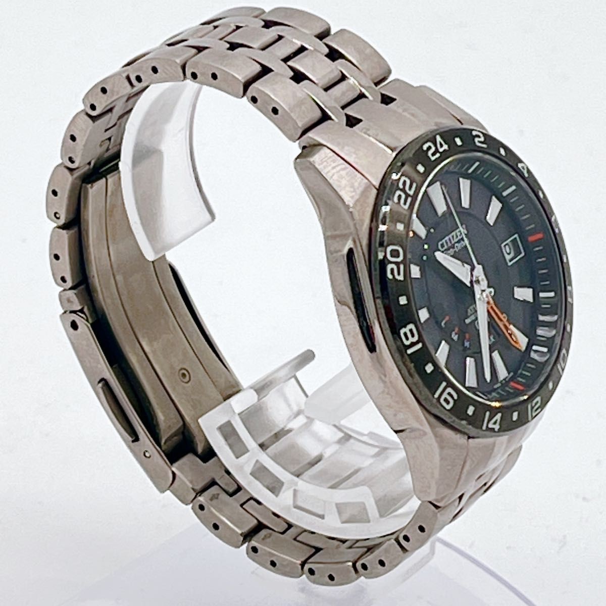 Citizen Attesa H116-T012051 Titanium Eco Drive GMT Solar Mens
