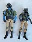 GI Joe Classified Steel Corps Troopers Male & Female Figures Incomplete