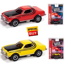 Auto World Xtraction 1976 Ford Torino Gloss Combo HO Scale Slot Car