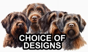 Wirehaired Pointing Griffon Self Adhesive Dog Sticker