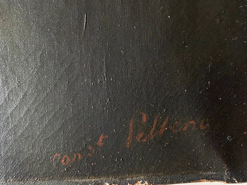 Ancien Tableau HST Portrait d'un Gentilhomme Epoque Napoléon III - Signé - 19ème - Photo 3/4