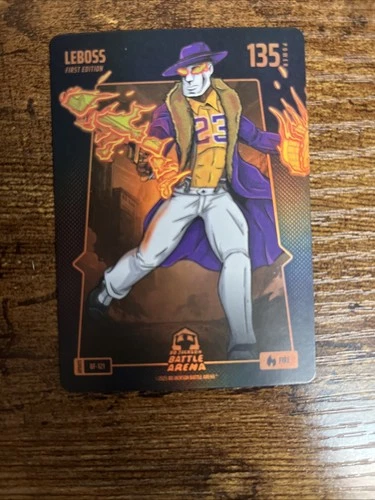 Bo Jackson Battle Arena Fire Battlefoil #BF-121 Leboss