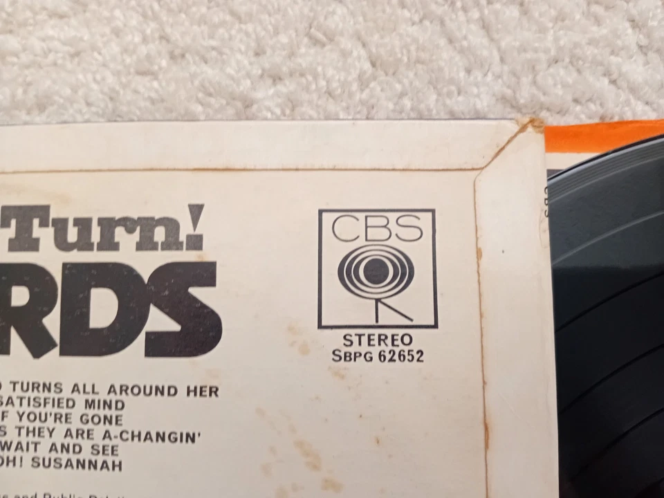 THE BYRDS Turn Turn Turn~CBS SBPG 62652 UK VERY 1st Press LP 1966~A1/B1~EXEX - Image 4 of 4