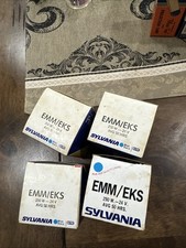 Lot Of 4 EMM EKS 250W 24V Photo Stage Projection LIGHT BULB LAMP SYLVANIA