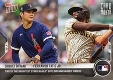 2021 Topps Now Shohei Ohtani Fernando Tatis Jr. #M-JULY Card of the Month SP