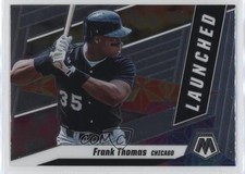 2021 Panini Mosaic Launched Frank Thomas #L6 HOF 02sc