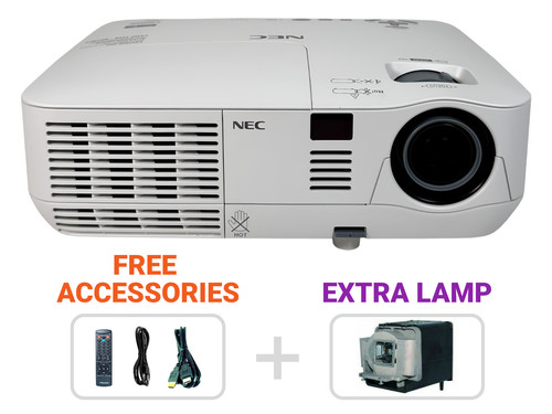Runderneuert - NEC NP-V311X DLP 4K Projektor Heimkino W / Paket +Extra Lampe