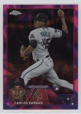 2023 Chrome Update Magenta & Purple Lava Lamp Refractor /299 Carlos Vargas uk2