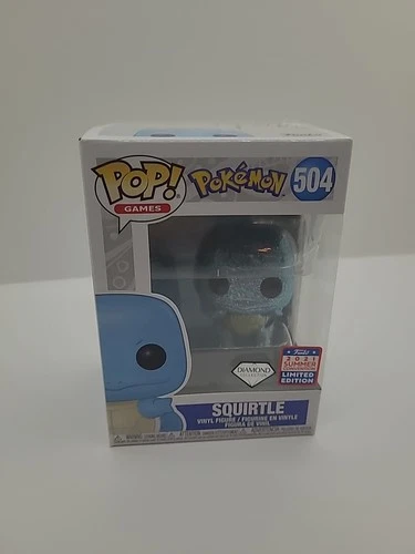Funko POP! Games Pokémon Squirtle Diamond Collection Convention Exclusive #504