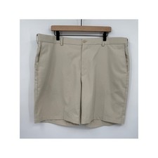 Peter Millar Salem Shorts Mens 42 Tan Solid 2-Way Stretch Golf Performance
