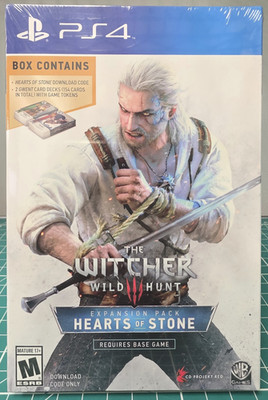 The Witcher 3: Wild Hunt Hearts of Stone Expansion (Sony PS4, 2015) - Brand New!